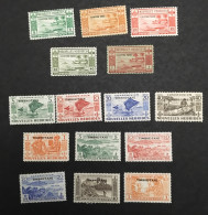 NEW HEBRIDES - Taxe YT 11 à 15 26 à 30 36 à 40 (15 Valeurs) Neufs Sans Charnière MNH ** - Cote 210E - Strafport