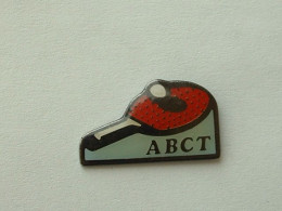 Pin's TENNIS DE TABLE - ABCT - Tischtennis