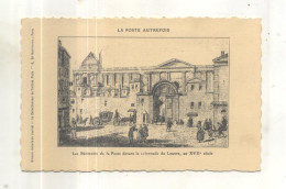 La Poste Autrefois, Les Batiments De La Poste Devant La Colonnade Du Louvre - Poste & Facteurs