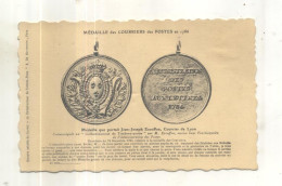 Médaille Des Courriers Des Postes En 1786 - Poste & Facteurs