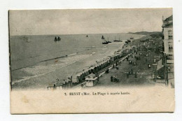 AK 125282 BELGIUM - Heyst S/Mer - La Plage à Marée Haute - Heist