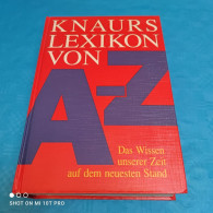 Knaurs Lexikon Von A - Z - Léxicos