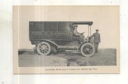 Automobile Postal Pour Le Transport Des Dépêches Dans Paris - Poste & Facteurs