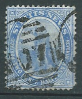 Saint Christophe , Nevis  - Yvert N° 39 OBL  ( Une Dent Courte -   AI 33409 - San Cristóbal Y Nieves - Anguilla (...-1980)