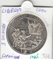 CR1465  MONEDA LIBERIA 5 DOLARES 2000 SIN CIRCULAR - Liberia