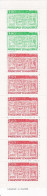 ECU PRIMITIF DES VALLéES BANDE VERTICALE DE 8 TIMBRES NEUF ** N° 1 YVERT ET TELLIER 1987 - Postzegelboekjes