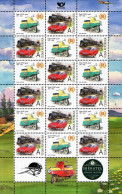 Czech Republic - 2022 - Historic Transport - Cezeta 175/501 "Piglet" - Sberatel '22 Stamp Fair - Mint Stamp Sheet - Unused Stamps
