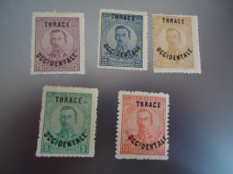 THRACE  GREECE  MLN   STAMPS  4 OVERPRINT - Thracië