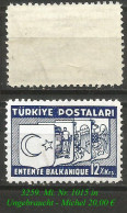 TURKEY ,EARLY OTTOMAN SPECIALIZED FOR SPECIALIST, SEE.... Mi. Nr. 1015  In Ungebraucht - Gebraucht