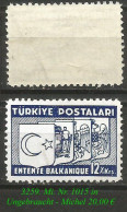 TURKEY ,EARLY OTTOMAN SPECIALIZED FOR SPECIALIST, SEE.... Mi. Nr. 1015  In Ungebraucht - Usati