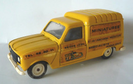 PAT14950 RENAULT 4 F6 MINIATURES 69002 LYON Marque SOLIDO N°42 - Solido