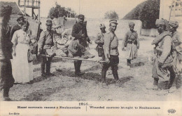 FRANCE - 77 - Neufmontiers - Blessé Marocains Ramené à Neufmontiers  - Carte Postale Ancienne - Autres & Non Classés