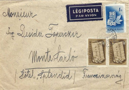 HONGRIE Lettre Pour Monaco - Lettres & Documents