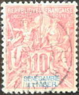 R2141/78 - 1903 - COLONIES FRANÇAISES - SENEGAMBIE Et NIGER - N°5 Avec CàD : BAMAKO - Ht SENEGAL Et NIGER - 15 AOÛT 1906 - Gebraucht