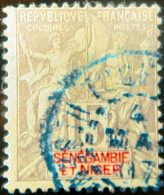 R2141/79 - 1903 - COLONIES FRANÇAISES - SENEGAMBIE Et NIGER - N°6 Avec CàD BLEU : TOUBA - Ht SENEGAL Et NIGER - Gebruikt