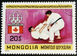 Mongolie Mongolia 1976 Sport Jeux Olympiques Olympic Games Judo Yvert 833 O Used - Judo