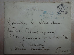 ENVELOPPE LETTRE GREECE GRECE 1902 Oblitération Entier Tampon Athènes France - Briefe U. Dokumente
