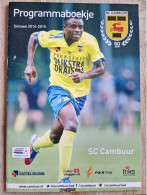 Programme SC Cambuur Leeuwarden - Ajax - 9.11.2014 - Holland - Program - Habillement, Souvenirs & Autres