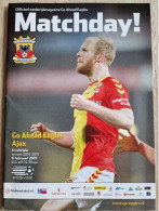 Programme Go Ahead Eagles - Ajax - 8.2.2015 - Holland - Program - Habillement, Souvenirs & Autres