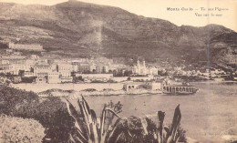 MONACO - Monte Carlo - Tir Aux Pigeons - Vue Sur La Mer - Carte Postale Ancienne - Monte-Carlo