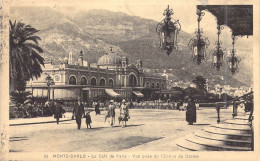 MONACO - Monte-Carlo - Le Café De Paris - Vue Prise De L'entrée Du Casino - Carte Postale Ancienne - Monte-Carlo
