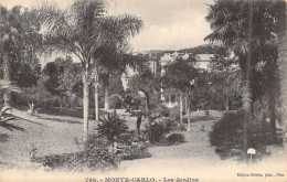 MONACO - Monte-Carlo - Les Jardins - Carte Postale Ancienne - Monte-Carlo
