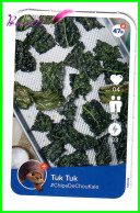 Carte Carrefour 2023 CUISINONS EN FAMILLE Disney - # 47 B TUK TUK CHIPS DE CHOU KALE - Disney