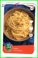 Carte Carrefour 2023 CUISINONS EN FAMILLE Disney - # 39 B LUCA CACIO E PEPE - Disney