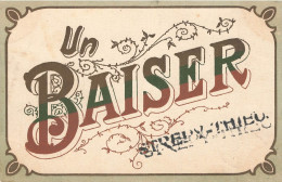 Un Baiser De STREPY-THIEU - Carte (art Nouveau) Circulé En 1908 Vers Courcelles - La Louvière