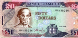 JAMAIQUE 50 Dollars 15.01.2004 UNC HN155256 - Jamaica