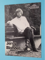 JERRY BLONDEL Gooik ( Zie / Voir Scans ) Fan Kaart ( Monople / Vleeswaren Pierre Wauters 054/... ) ! - Chanteurs & Musiciens