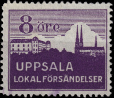 SUÈDE / SWEDEN - Local Post UPPSALA 8öre Violet - VF Used - Emissioni Locali