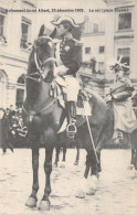 FAMILLES ROYALES - Avênement Du Roi Albert - 23 Décembre 1909 - Le Roi ( Place Royale ) - Carte Postale Ancienne - Royal Families