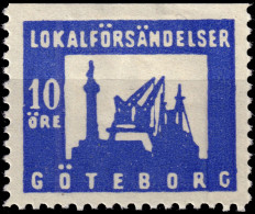 SUÈDE / SWEDEN - Local Post GÖTEBORG 10öre Blue - Mint* - Local Post Stamps