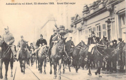 FAMILLES ROYALES - Avênement Du Roi Albert - 23 Décembre 1909 - Grand Etat-Major - Carte Postale Ancienne - Royal Families