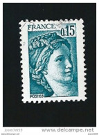 N° 1966 C Sabine 0.15 Fr  1977 1978 Timbre France Oblitéré - Usados