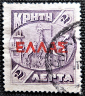 Grèce > Nouveaux Territoires > Crète 1909 -1910 Overprint   Y&T N° 77 - Creta