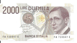 ITALIE 2000 LIRE 1990 UNC P 115 - 2000 Lire