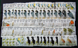 Eire Ireland - Accumulation Of 100 "birds" Stamps Used - Collections, Lots & Séries