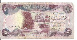 IRAK 5 DINARS 1980-82 VF P 70 - Iraq