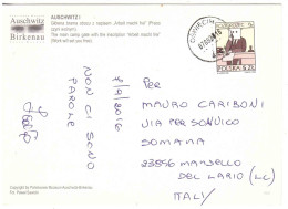 CARTOLINA PER ITALIA AUSCHWIT5ZI - Storia Postale