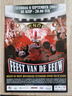 Flyer Feyenoord Party Of The Century - 6.9.2008 - Holland - Program - Football - Habillement, Souvenirs & Autres