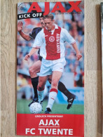Programme Ajax - FC Twente - 12.11.1997 - Holland - Program - Football - Habillement, Souvenirs & Autres