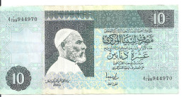 LIBYE 10 DINARS ND1991 VF P 61 B - Libya