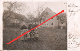 Foto AK Sora Klipphausen Dorfstraße Bauernhaus Dreiseithof Wilsdruff Taubenheim Röhrsdorf Lampersdorf Lotzen Birkenhain - Herzogswalde