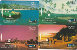 Fiji 4 Phonecards GPT - - - Shangri La (Complete Series) - Fidji