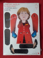 JUEGO SET DE PIEZAS PRECINTADO PARA MONTAR MUÑECA ANGELA MERKEL JUMPING JACK HAMPELFRAU PANTIN TOY..JOUET..GERMANY..VER. - Autres & Non Classés