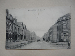 RARE - CPA 62 PAS DE CALAIS - LIEVIN : La Grande Rue - Lievin