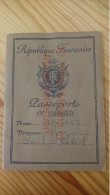1947 PASSEPORT GOUJART GUY NE A SAINT PRIX EN 1920 MACHINISTE VAL D OISE - Historical Documents