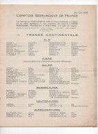 COMPTOIR SIDERURGIQUE DE FRANCE"1934"liste Des Marchands De Fer De France Et Algérie"Laminés"Poutrelles"Feuillards"..... - Material Und Zubehör